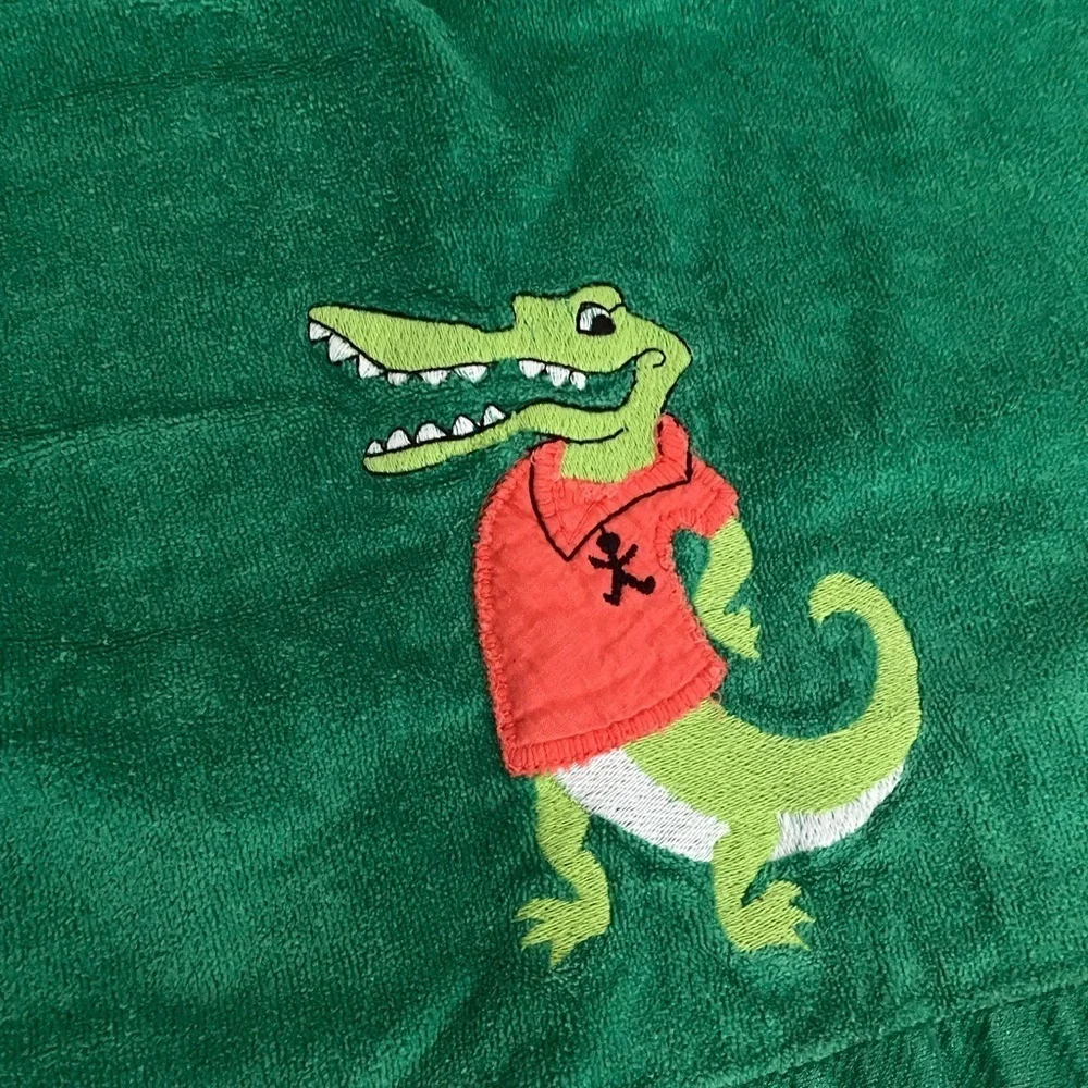Vintage Set 2 UF Florida Gators Embroidered Towel Bath Beach Green Blue NCAA